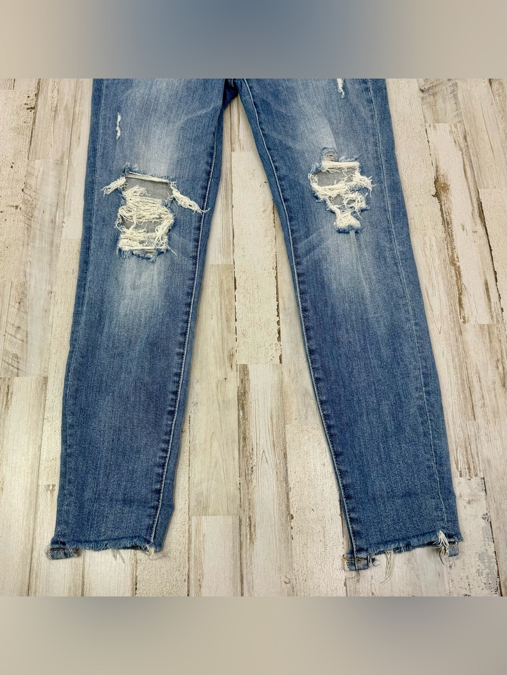 Judy Blue Jeans Womens 7/28 Blue High Rise Skinny Fit - Picture 3 of 11